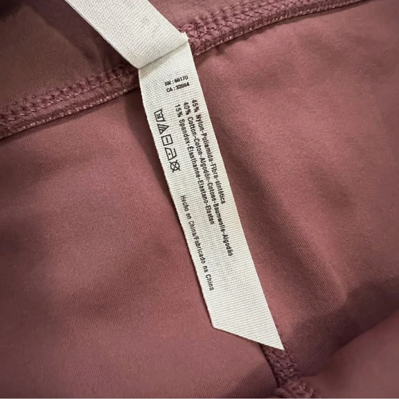 Free People Turnout Movement Leggings Ballet Core Tie Leg Mauve Small - Picture 8 of 8